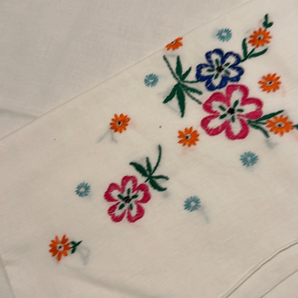 Vintage Needle point pillowcase